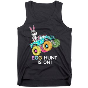 Dabbing Bunny Happy Easter Monster Truck Lovers Tank Top