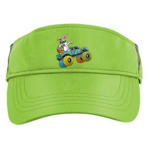 Dabbing Bunny Happy Easter Monster Truck Lovers Adult Drive Performance Visor