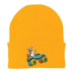 Dabbing Bunny Happy Easter Monster Truck Lovers Knit Cap Winter Beanie