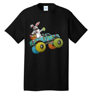 Dabbing Bunny Happy Easter Monster Truck Lovers Tall T-Shirt