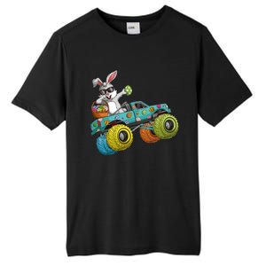 Dabbing Bunny Happy Easter Monster Truck Lovers Tall Fusion ChromaSoft Performance T-Shirt