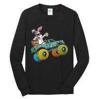 Dabbing Bunny Happy Easter Monster Truck Lovers Tall Long Sleeve T-Shirt