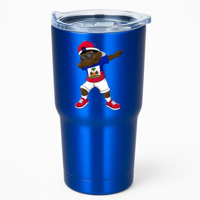 Dabbing Boy Haitian Haiti Flag Kid Dab Dance Tumbler