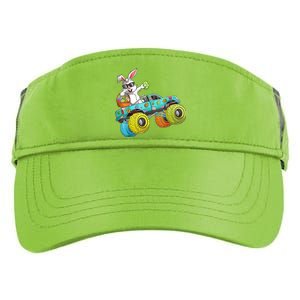 Dabbing Bunny Happy Easter Monster Truck Lovers Gift Adult Drive Performance Visor