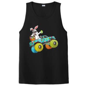 Dabbing Bunny Happy Easter Monster Truck Lovers Gift PosiCharge Competitor Tank