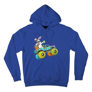 Dabbing Bunny Happy Easter Monster Truck Lovers Gift Hoodie