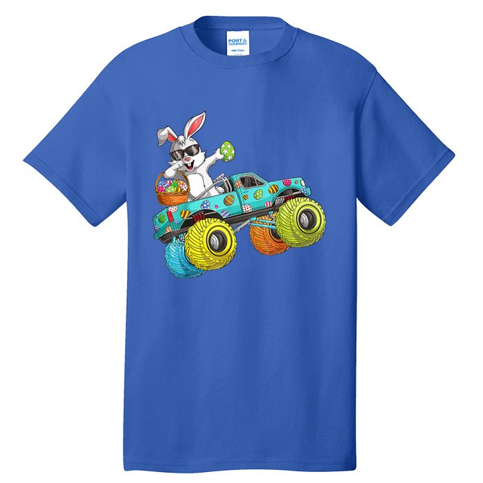 Dabbing Bunny Happy Easter Monster Truck Lovers Gift Tall T-Shirt