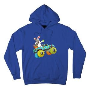 Dabbing Bunny Happy Easter Monster Truck Lovers Gift Tall Hoodie