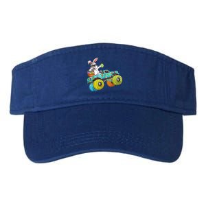 Dabbing Bunny Happy Easter Monster Truck Lovers Gift Valucap Bio-Washed Visor