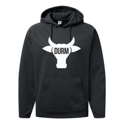 Durm Bull Head Performance Fleece Hoodie