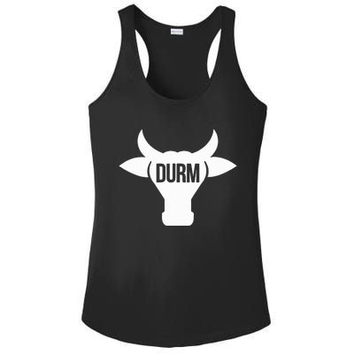 Durm Bull Head Ladies PosiCharge Competitor Racerback Tank