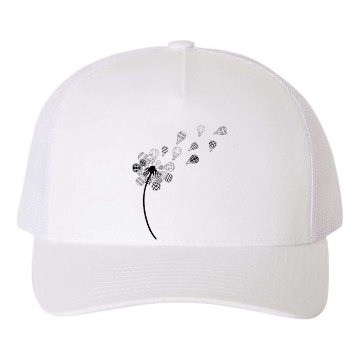 Dandelion Ballooning Hot Air Balloon Pilot Balloonist Yupoong Adult 5-Panel Trucker Hat