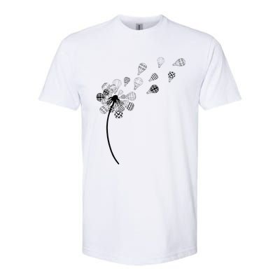 Dandelion Ballooning Hot Air Balloon Pilot Balloonist Softstyle CVC T-Shirt