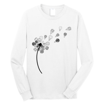 Dandelion Ballooning Hot Air Balloon Pilot Balloonist Long Sleeve Shirt