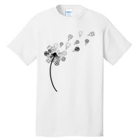 Dandelion Ballooning Hot Air Balloon Pilot Balloonist Tall T-Shirt