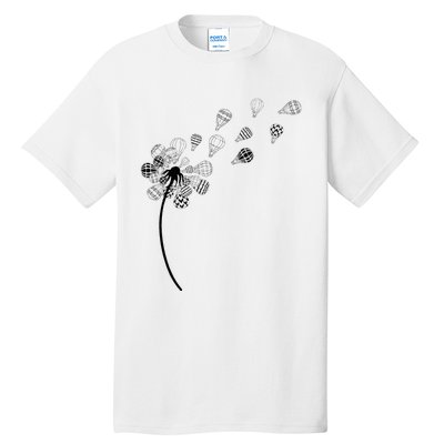 Dandelion Ballooning Hot Air Balloon Pilot Balloonist Tall T-Shirt