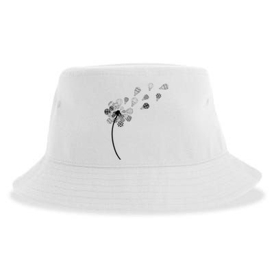 Dandelion Ballooning Hot Air Balloon Pilot Balloonist Sustainable Bucket Hat