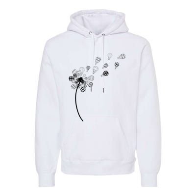 Dandelion Ballooning Hot Air Balloon Pilot Balloonist Premium Hoodie