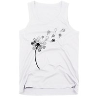 Dandelion Ballooning Hot Air Balloon Pilot Balloonist Tank Top