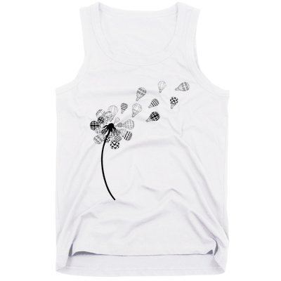 Dandelion Ballooning Hot Air Balloon Pilot Balloonist Tank Top