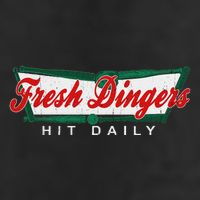 DonT Bunt Hit Fresh Dingers Large Microfiber Waffle Golf Towel