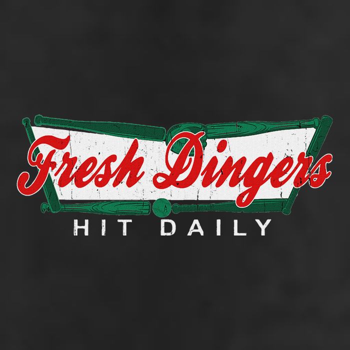 DonT Bunt Hit Fresh Dingers Large Microfiber Waffle Golf Towel