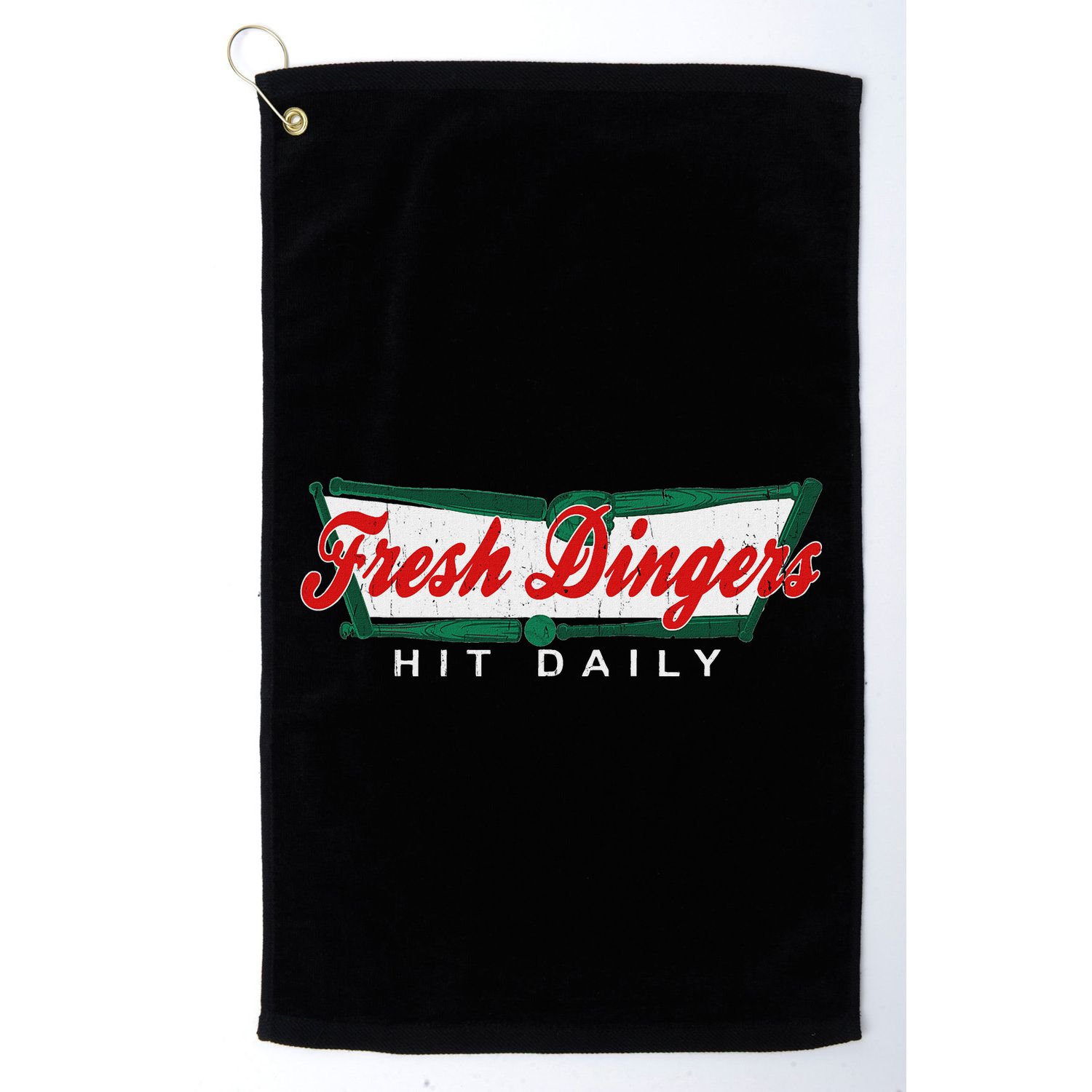 DonT Bunt Hit Fresh Dingers Golf Towel