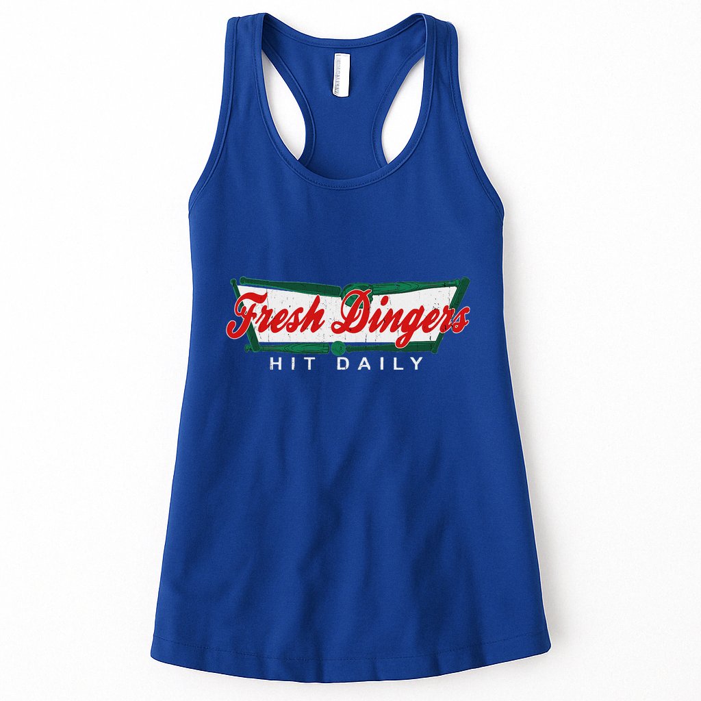DonT Bunt Hit Fresh Dingers Womens Tank Top