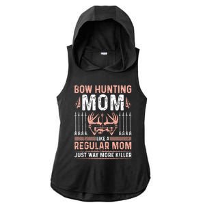 Deer Bow Hunting Mom Archery Mothers Day Funny Gift Ladies PosiCharge Tri-Blend Wicking Draft Hoodie Tank