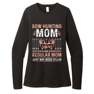 Deer Bow Hunting Mom Archery Mothers Day Funny Gift Womens CVC Long Sleeve Shirt