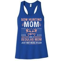 Deer Bow Hunting Mom Archery Mothers Day Funny Gift Women's Racerback Tank