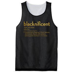 Definition Black History Month Blacknificent Dictionary Mesh Reversible Basketball Jersey Tank