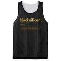 Definition Black History Month Blacknificent Dictionary Mesh Reversible Basketball Jersey Tank