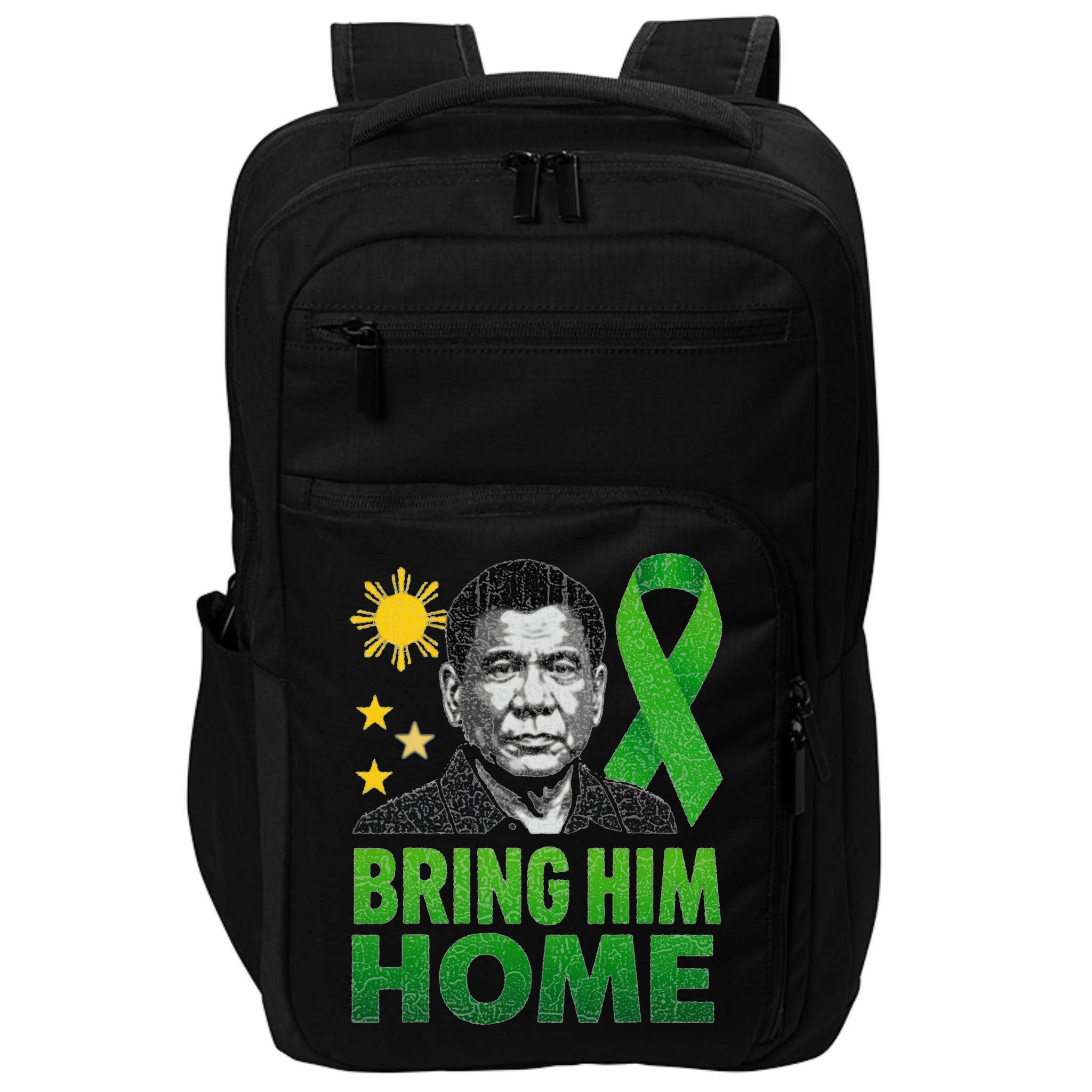 Duterte Bring Him Home Philippines PRRD DU30 Supporter Impact Tech Backpack