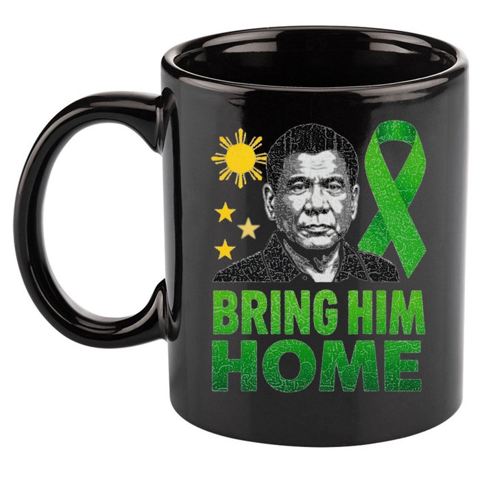 Duterte Bring Him Home Philippines PRRD DU30 Supporter 11oz C Handle Ceramic Mug