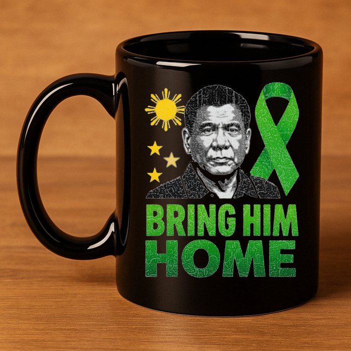 Duterte Bring Him Home Philippines PRRD DU30 Supporter 11oz C Handle Ceramic Mug