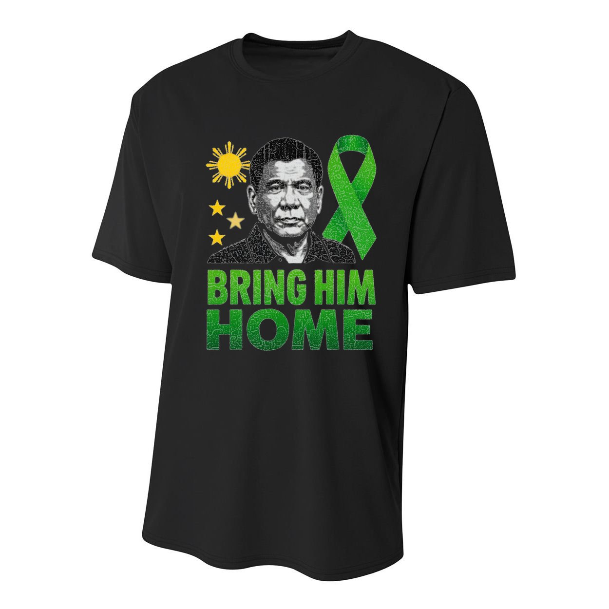 Duterte Bring Him Home Philippines PRRD DU30 Supporter Youth Performance Sprint T-Shirt