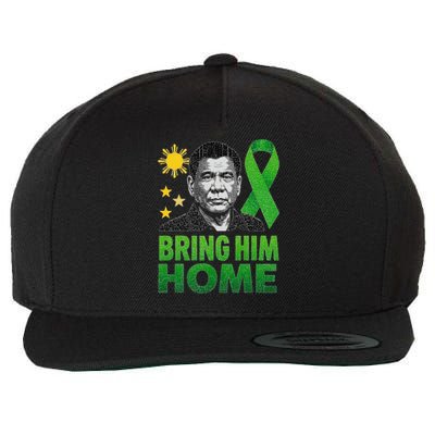 Duterte Bring Him Home Philippines PRRD DU30 Supporter Wool Snapback Cap