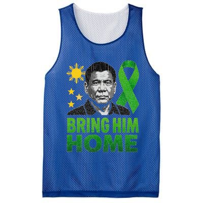 Duterte Bring Him Home Philippines PRRD DU30 Supporter Mesh Reversible Basketball Jersey Tank