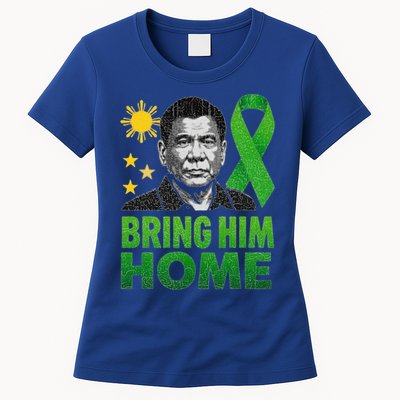 Duterte Bring Him Home Philippines PRRD DU30 Supporter Womens T-Shirt