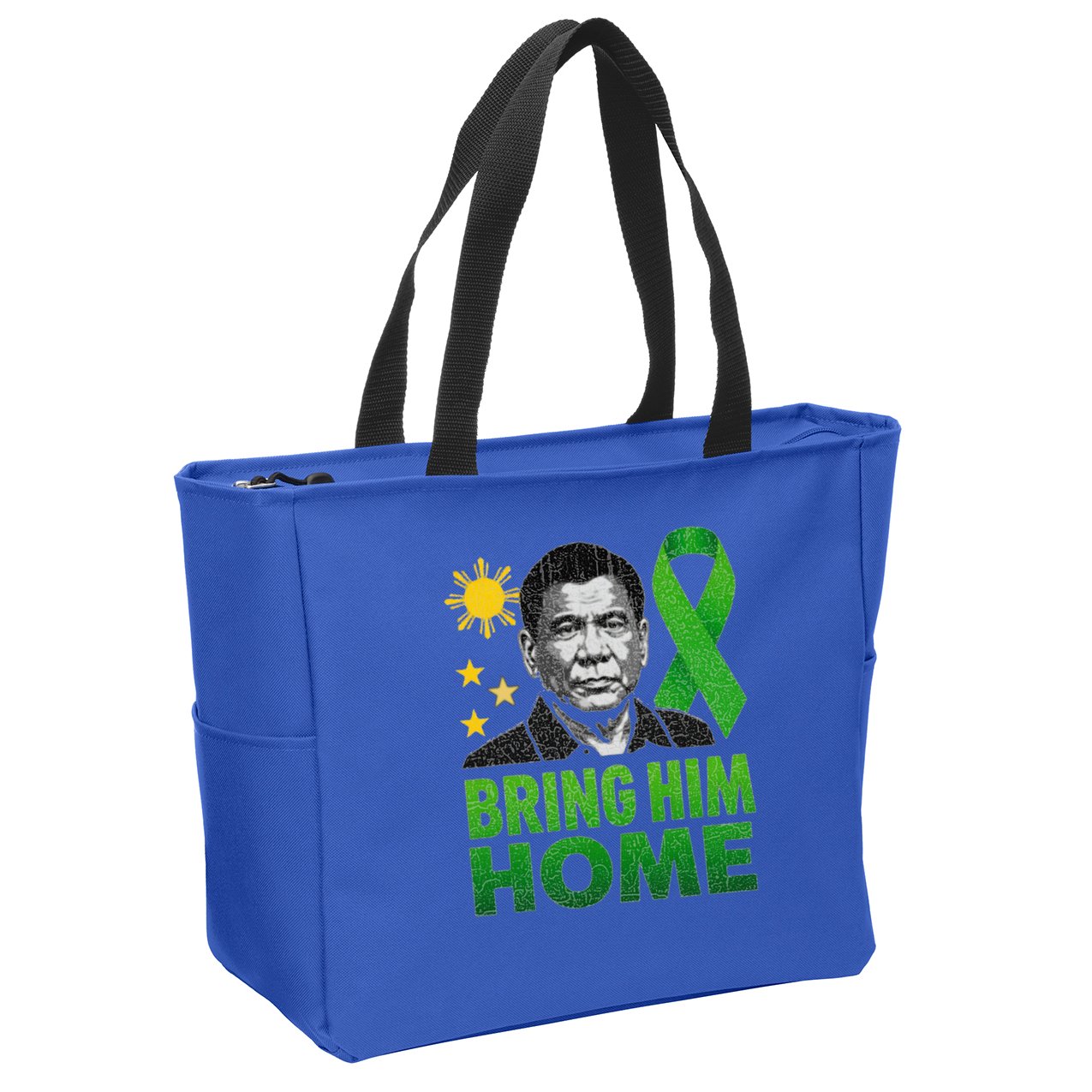 Duterte Bring Him Home Philippines PRRD DU30 Supporter Zip Tote Bag