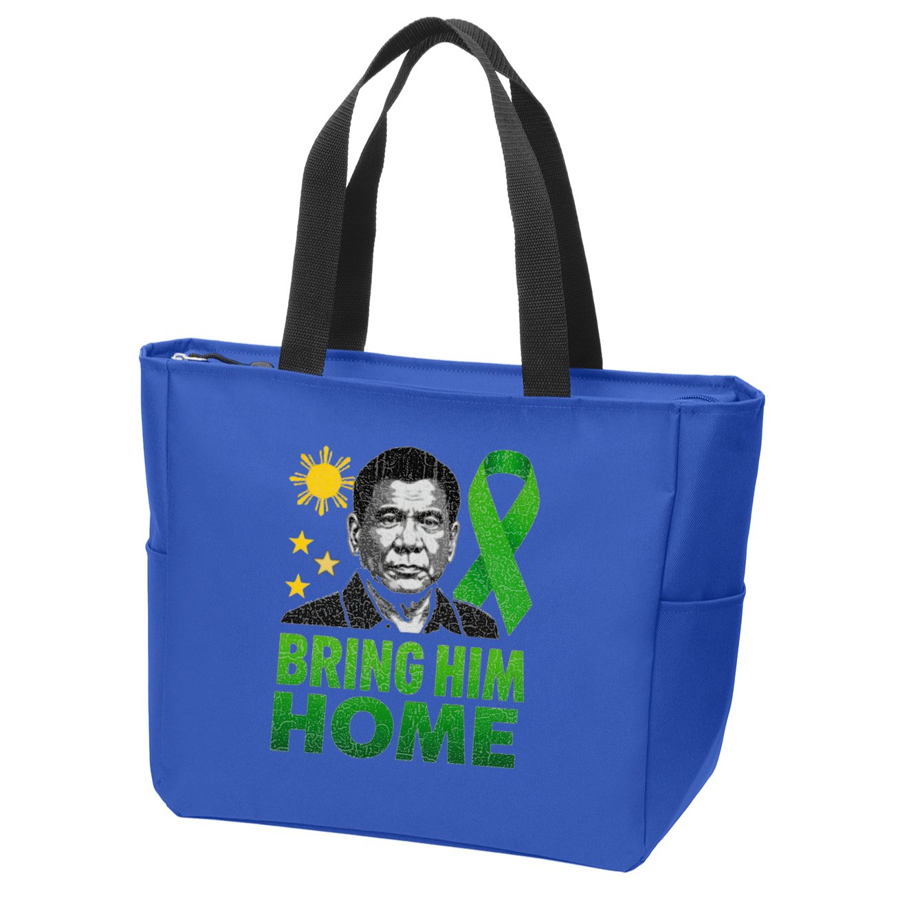 Duterte Bring Him Home Philippines PRRD DU30 Supporter Zip Tote Bag
