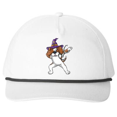 Dabbing Beagle Halloween Nurse Vintage Gift Snapback Five-Panel Rope Hat