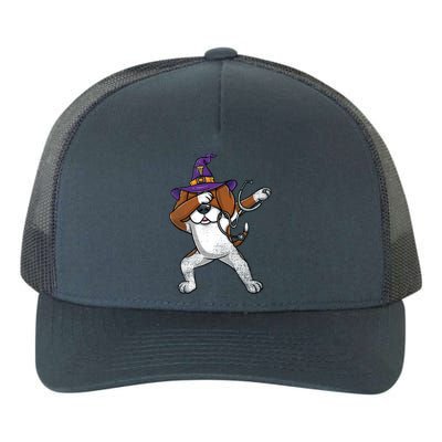 Dabbing Beagle Halloween Nurse Vintage Gift Yupoong Adult 5-Panel Trucker Hat