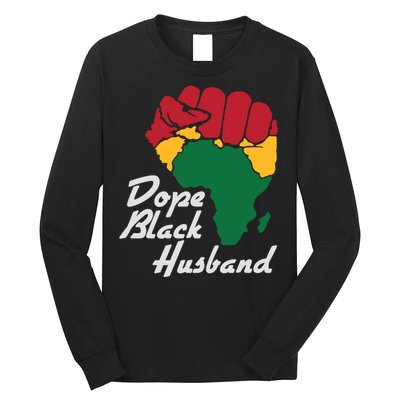 Dope Black Husband Black History Month Long Sleeve Shirt