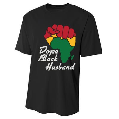 Dope Black Husband Black History Month Performance Sprint T-Shirt