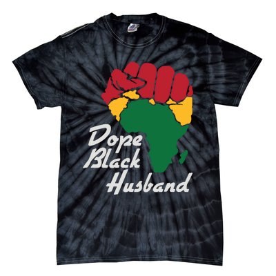 Dope Black Husband Black History Month Tie-Dye T-Shirt