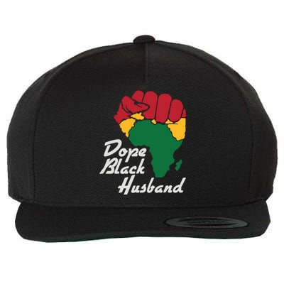 Dope Black Husband Black History Month Wool Snapback Cap