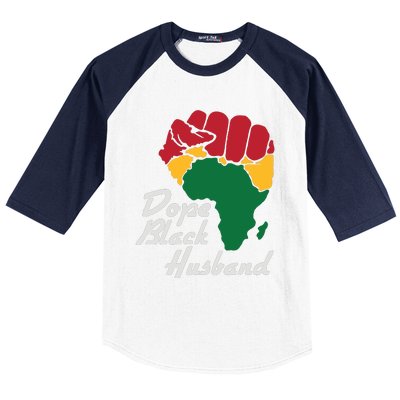 Dope Black Husband Black History Month Baseball Sleeve Shirt