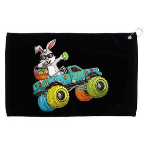 Dabbing Bunny Happy Easter Monster Truck Lovers Grommeted Golf Towel